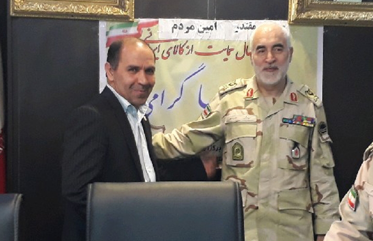 امضای تفاهم نامه همکاری میان هلال احمر اردبیل و فرماندهی مرزبانی استان